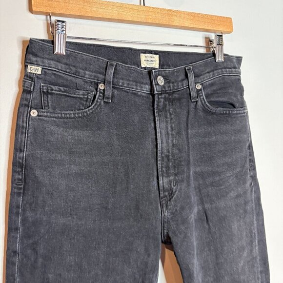 Citizens of Humanity Georgia High Rise Boot Cut black jeans - Picture 2 of 7